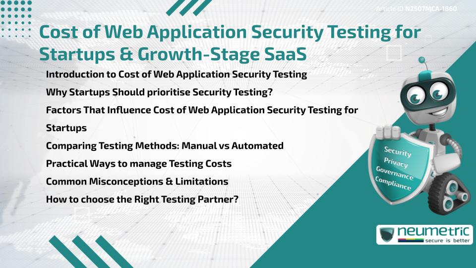 Cost of Web Application Security Testing for Startups & Growth-Stage SaaS