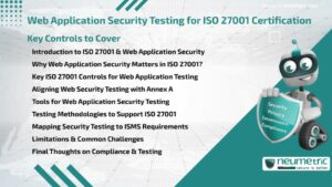 Web Application Security Testing for ISO 27001 Certification: Key Controls to Cover