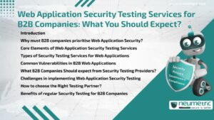 Journal (General Articles) | Neumetric Web Application Security Testing Services for B2B Companies: What You Should Expect?