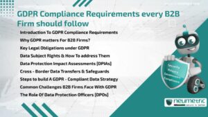 Journal (General Articles) | Neumetric GDPR Compliance Requirements every B2B Firm should follow