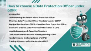 Journal (General Articles) | Neumetric How to choose a Data Protection Officer under GDPR