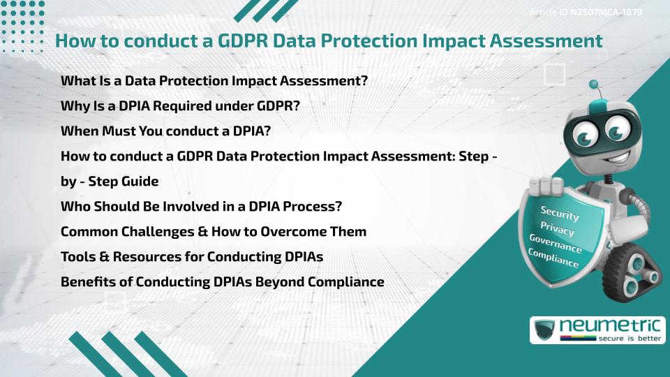 How to conduct a GDPR Data Protection Impact Assessment