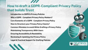How to draft a GDPR-Compliant Privacy Policy that builds Trust