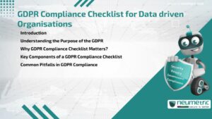 GDPR Compliance Checklist for Data driven Organisations