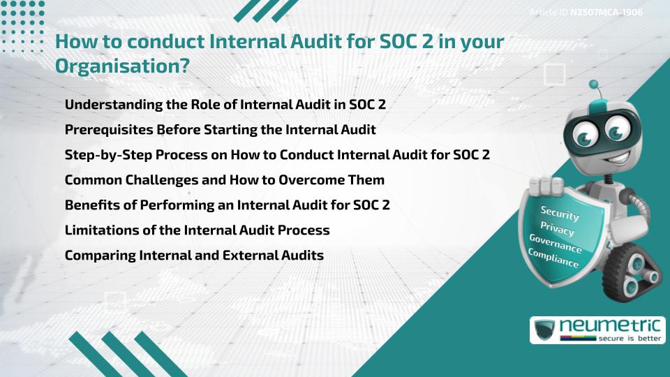 How to conduct Internal Audit for SOC 2 in your Organisation?