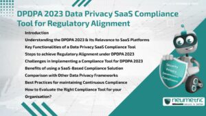 DPDPA 2023 Data Privacy SaaS Compliance Tool for Regulatory Alignment