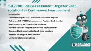 ISO 27001 Risk Assessment Register SaaS Solution for Continuous Improvement