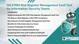 ISO 27001 Risk Register Management SaaS Tool for Information Security Teams