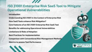 ISO 31001 Enterprise Risk SaaS Tool to Mitigate Operational Vulnerabilities
