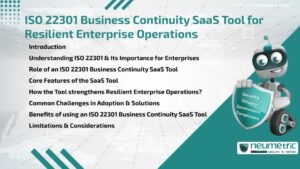 ISO 22301 Business Continuity SaaS Tool for Resilient Enterprise Operations
