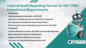 Internal Audit Reporting Format for ISO 27001 Compliance Requirements