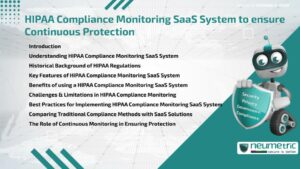 HIPAA Compliance Monitoring SaaS System to ensure Continuous Protection