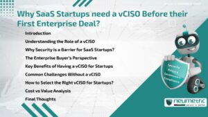 Why SaaS Startups need a vCISO Before their First Enterprise Deal?
