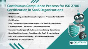 Continuous Compliance Process for ISO 27001 Certification in SaaS Organisations