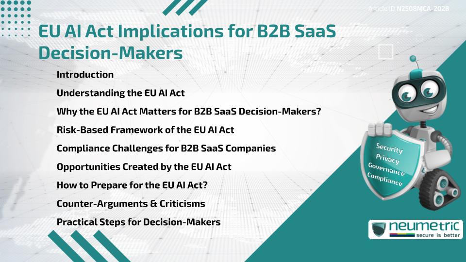 EU AI Act Implications for B2B SaaS Decision-Makers