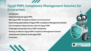 Egypt PDPL Compliance Management Solution for Enterprises