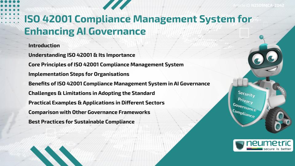 ISO 42001 Compliance Management System for Enhancing AI Governance