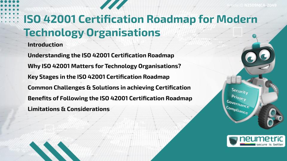ISO 42001 Certification Roadmap for modern Technology Organisations