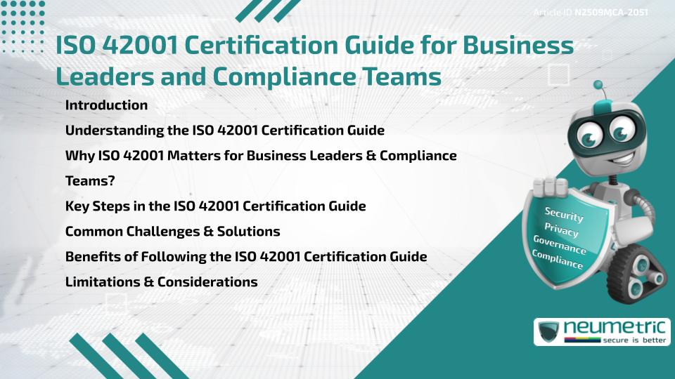 ISO 42001 Certification Guide for Business Leaders and Compliance Teams