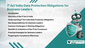 IT Act India Data Protection Obligations for Business Leaders