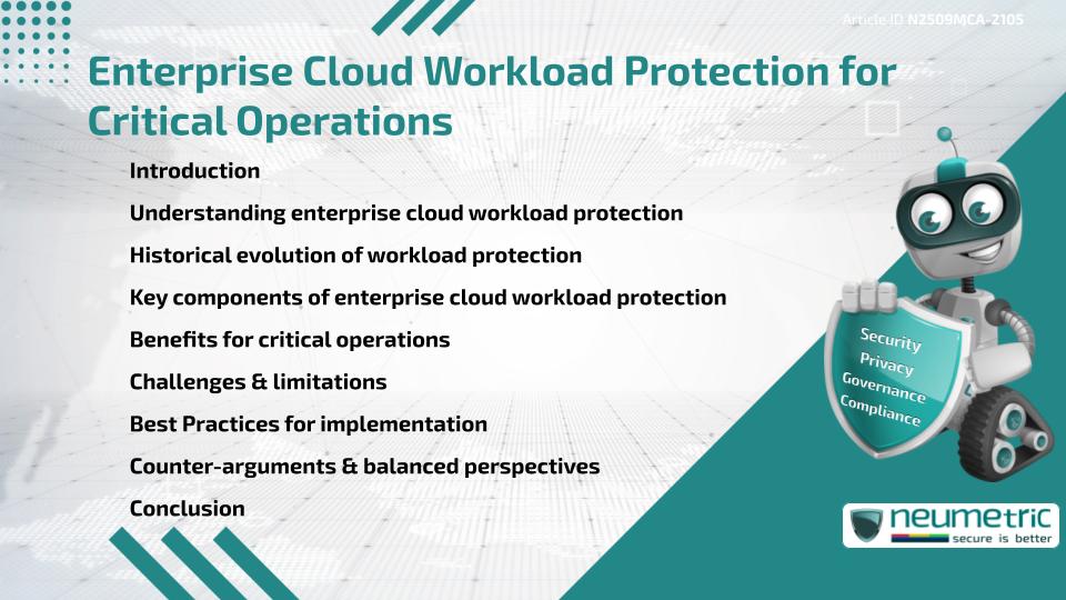 Enterprise Cloud Workload Protection for Critical Operations