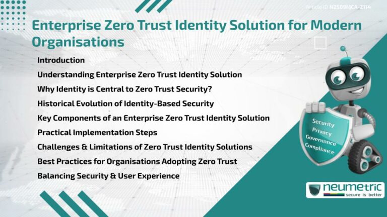 Enterprise Zero Trust Identity Solution for Modern Organisations