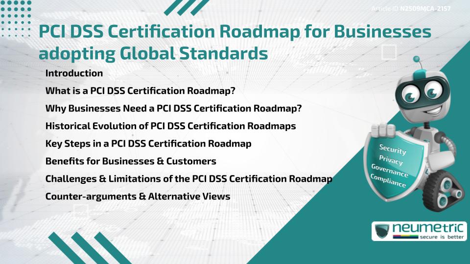 PCI DSS Certification Roadmap for Businesses adopting Global Standards