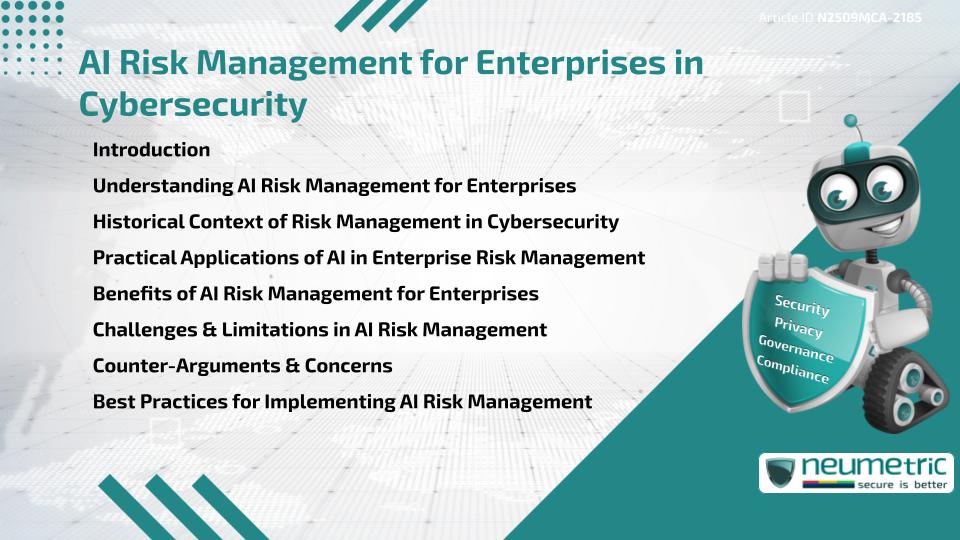 AI Risk Management for Enterprises in Cybersecurity