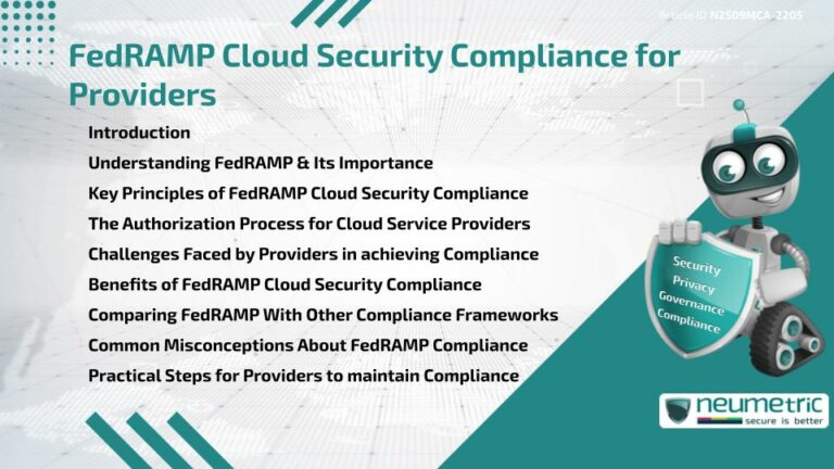 FedRAMP Cloud Security Compliance for Providers
