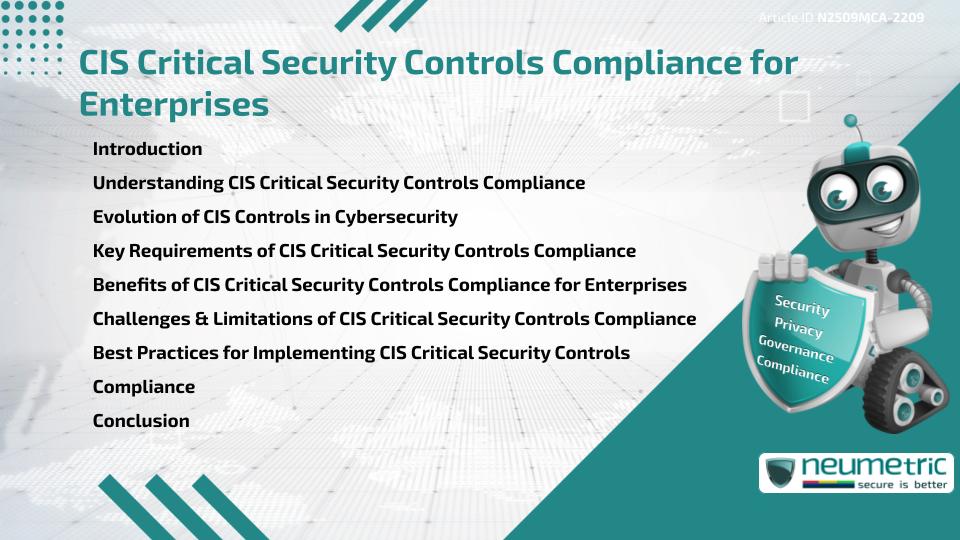 CIS Critical Security Controls Compliance for Enterprises
