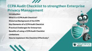 CCPA Audit Checklist to strengthen Enterprise Privacy Management