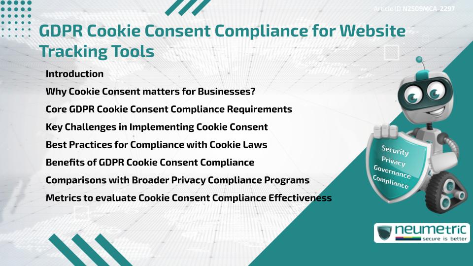 GDPR Cookie Consent Compliance for Website Tracking Tools