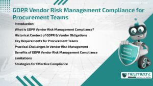 GDPR Vendor Risk Management Compliance for Procurement Teams