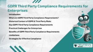 GDPR Third Party Compliance Requirements for Enterprises