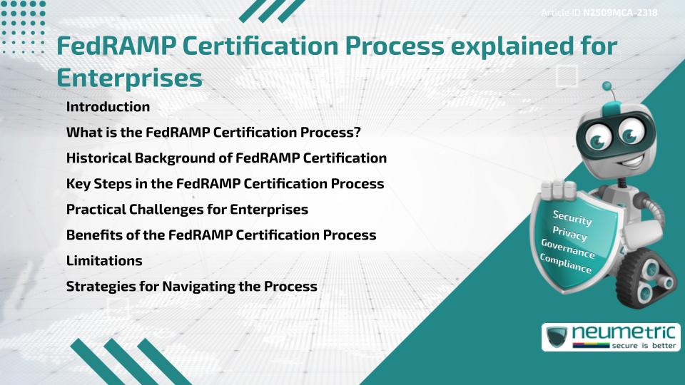 FedRAMP Certification Process explained for Enterprises