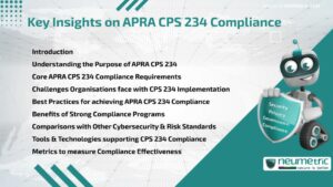 Key Insights on APRA CPS 234 Compliance