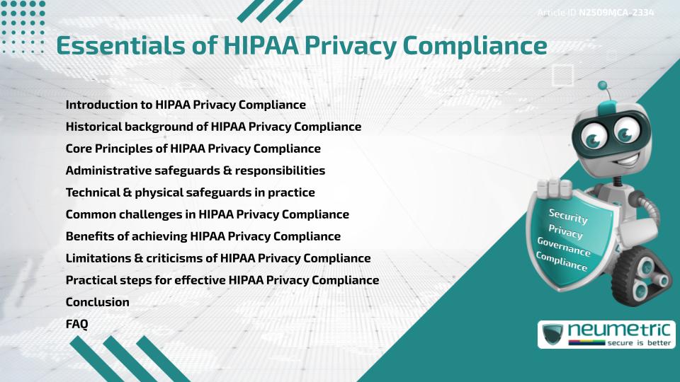 Essentials of HIPAA Privacy Compliance