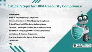 Critical Steps for HIPAA Security Compliance