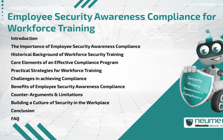Employee Security Awareness Compliance for Workforce Training