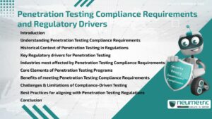 Journal (General Articles) | Neumetric Penetration Testing Compliance Requirements and Regulatory Drivers