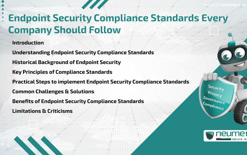 Endpoint Security Compliance Standards Every Company Should Follow