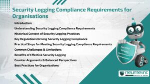 Security Logging Compliance Requirements for Organisations