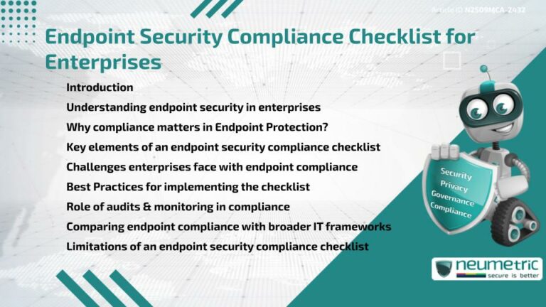 Endpoint Security Compliance Checklist for Enterprises