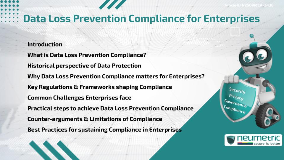 Data Loss Prevention Compliance for Enterprises