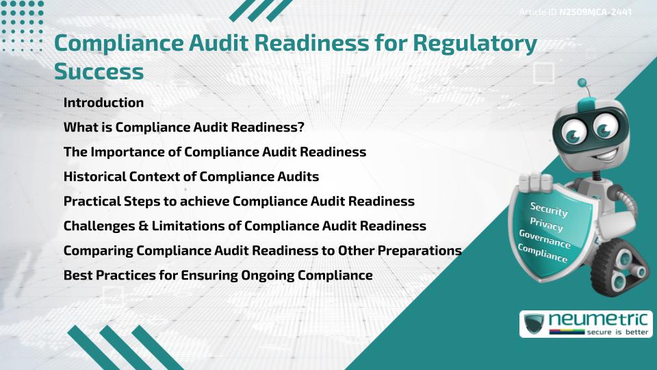 Compliance Audit Readiness for Regulatory Success