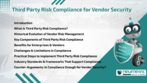 Third Party Risk Compliance for Vendor Security