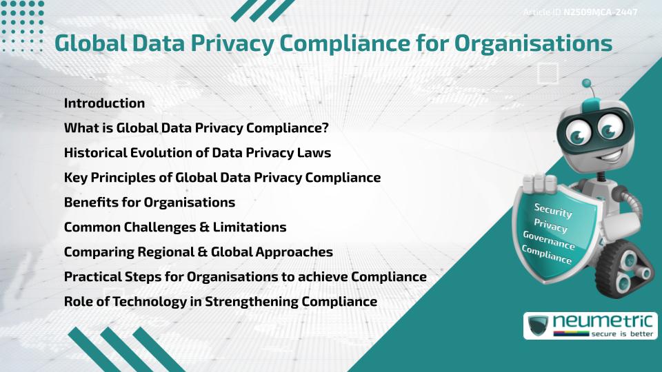 Global Data Privacy Compliance for Organisations