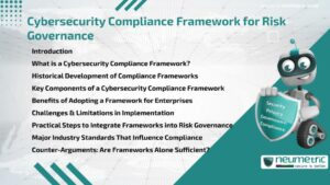 Cybersecurity Compliance Framework for Risk Governance
