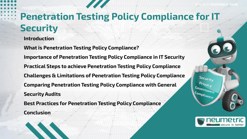 Penetration Testing Policy Compliance for IT Security