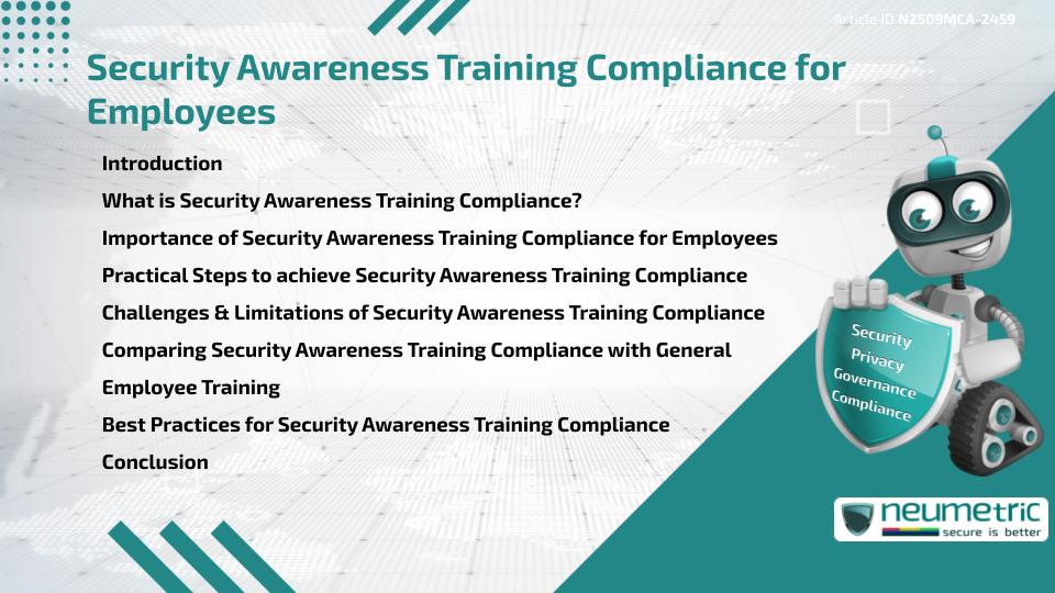 Security Awareness Training Compliance for Employees